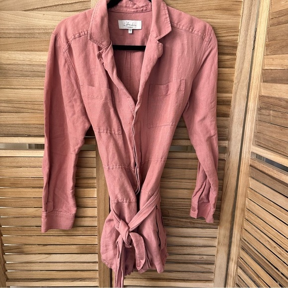 L'Academie Eden Romper dusty rose size M - Picture 4 of 7